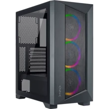 Корпус AZZA Octane A ARGB (CSAZ-460A): Форм-фактор материнской платы E-ATX/ATX/MicroATX/Mini-ITX
