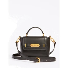 Жіноча сумка-сетчел Guess Bea Mini Top Handle Flap чорна (HWVB8132780-BLA): Стать Женский