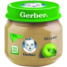 Пюре Gerber яблоко 80 г (1227126): Вид Фруктовое