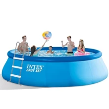 Надувной бассейн Intex 26166, 457 х 107 см (3 785 л/ч, лестница, тент, подстилка): undefined undefined