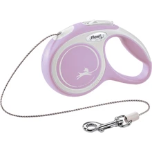 Поводок-рулетка Flexi New Comfort XS до 8 кг 3 м бузковий (4000498042700): Тип шнура трос