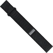 Samsung D-Buckle Fabric Band Band (20mm, S/M) Black for Samsung Watch 4 / 5 / 6 (ET-SVR93SBEGEU): Цвет черный