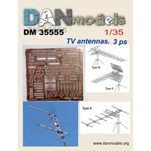 Набор DAN models Гражданские телевизионные антенны, 3 шт. (DAN35555): Производитель DAN models