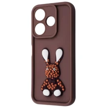Чехол для телефонов Mobile Case Pretty Things Brown/Rabbit for Xiaomi Redmi 13 4G / Poco M6 4G / Note 13R: Совместимость Xiaomi Redmi 13 4G / Poco M6 4G / Note 13R