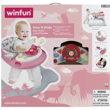 Ходунки 2 в 1 WinFun Driven stride розово-серые (805304-NL): Цвет разноцветный