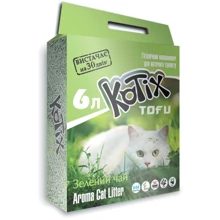 Наповнювач Kotix Tofu Green Tea для котів 6 л: Вид Соевый