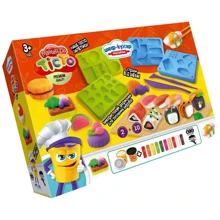 Креативное творчество Danko Toys "Тесто для лепки "Шеф-повар" TMD-17-01U…-04U с формочками (TMD-17-02U): Производитель Danko toys