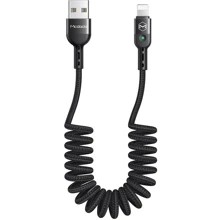 Кабель Mcdodo USB Cable to Lightning Data Coiled 1.8m Black: Тип USB Cable - Lightning