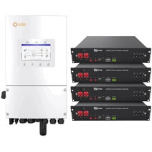 Система хранения энергии Solis S6-EH1P6K-L-PLUS-LDY9.6K1-LFP 6kW 9.6kWh 4BAT LiFePO4: Тип Гибридный