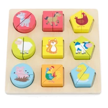 Головоломка из блоков Животные New Classic Toys деревянная (10460): Вид Головоломка