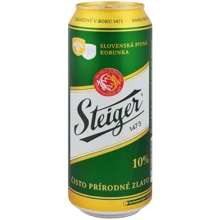 Пиво Steiger 10% светлое фильтрованное 4.1 % 0.5 л ж/б (FSH_8588000210121): Объем, л 0.5