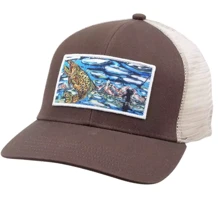 Мужская бейсболка Simms Artist Trucker коричневая (12210-200-00): Производитель Simms