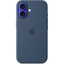 Чехол для iPhone Apple iPhone 16 Silicone Case with MagSafe - Denim (MYY23ZM/A): Цвет синий