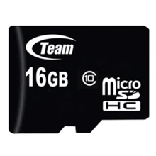 Карта пам'яті Team 16GB microSDHC Class 10 (TUSDH16GCL1002): Тип карти microSDHC