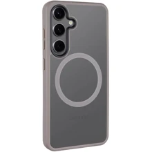 Чехол для телефонов Mobile Case TPU+PC Metal Buttons with MagSafe Colorful Grey for Samsung S936 Galaxy S25 Plus: Совместимость Samsung S936 Galaxy S25 Plus
