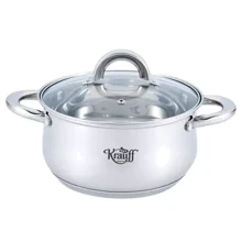 Каструля Krauff 2.8 л зі скляною кришкою 18 см (25861): Тип Традиционная