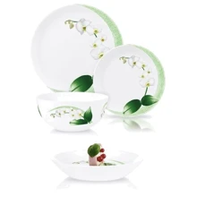 Столовий сервіз Luminarc Diwali White Orchid 19 пр. (P9741): Кількість персон 6