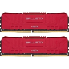 Crucial 16 GB (2x8GB) DDR4 2666 MHz Ballistix Red (BL2K8G26C16U4R): Производитель Micron