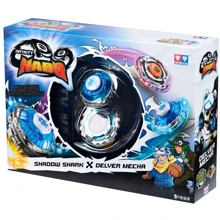 Дзига Auldey Infinity Nado серія Спліт Shadow Shark примарной Акула і Delver Mecha Сталевий Ведмідь: Виробник Auldey