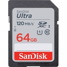 Карта памяти SanDisk 64GB SDXC C10 UHS-I Ultra (SDSDUN4-064G-GN6IN): Тип карты SDXC
