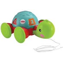 Каталка с веревочкой Ученая черепашка Fisher-Price (Y8652): Возраст от 1 года