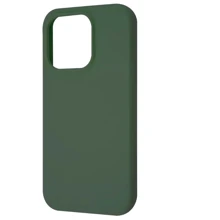 Чехол для iPhone WAVE Full Silicone Cover Pine Green for iPhone 15 Pro Max: Цвет зеленый