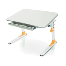 Стол Mealux Dakar Yellow (арт.BD-90 Y) - столешница береза / цвет пластика оранжевый: Тип Парта