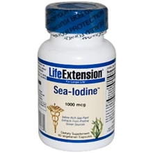 Life Extension Sea-Iodine 1000 mcg 60 Veggie Caps Йод: Тип Йод