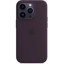 Чохол для iPhone Apple Silicone Case з MagSafe Elderberry (MPTK3) для iPhone 14 Pro: Колір бордовый