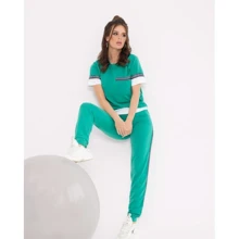 Спортивний костюм ISSA PLUS 11960 44 зелений: Сезон Лето