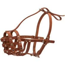 Намордник твердый Collar 8 см 33 см (ротвейлер малый), коричневый: Производитель Collar