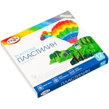 Пластилин Классический Гамма со стеком, 240 г, 12 цветов: Производитель Гамма
