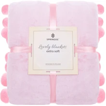 Плед Springos Extra Soft 200x220 см розовый (HA7082): Производитель Springos
