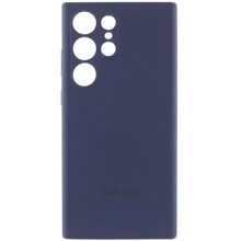 Чехол для телефонов Lakshmi Premium Silicone Case with Logo Full Camera Midnight Blue for Samsung S938 Galaxy S25 Ultra: Совместимость Samsung S938 Galaxy S25 Ultra