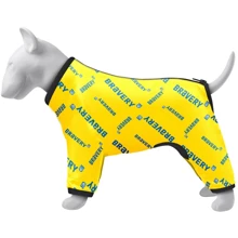 Дощовик для собак WAUDOG Clothes малюнок Сміливість XS30, 43-45 см, З 27-30 см (5330-0231): Тип Дождевики