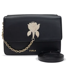 Жіноча сумка крос боді Furla Tuberosa S Crossbody чорна (WB00201MSD000O6000): Стать жіночий