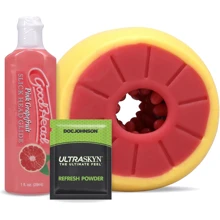 Набор для минета Doc Johnson GoodHead Grapefruit Blowjob Set - Yellow: Для кого Для мужчин