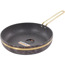 Сковорода Brioni Royal Stone Sandstone gold антипригарная 26x6 см (764-042): Тип сковороды Традиционная