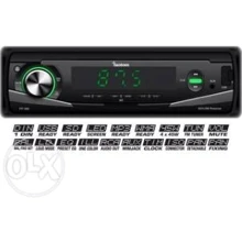 FANTOM FP-300 Black/Green: Формфактор 1 DIN (универсальная)