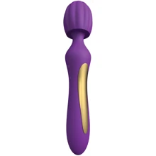 Kama Sutra Bhangra Full Body Massager - унивесальный вибромассажер со сменными насадками, фиолетовый: Для кого Для женщин