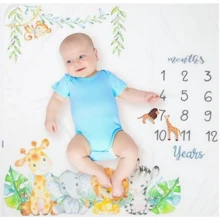 Плед Twins Caramel Календарь роста 85x90 см для мальчиков (1406-TTСС): Тип Плед