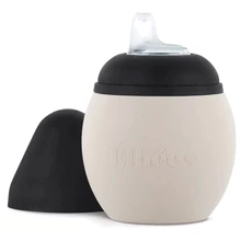 Поильник Elhee силиконовый 240 мл sand/black (LC240SB): Производитель Elhee
