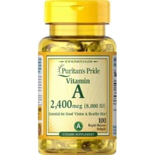Puritan's Pride Vitamin A 8,000 IU (2,400 mcg) 100 Rapid Release Softgels: Тип Витамин A