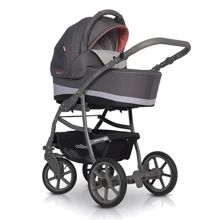 Универсальная коляска 2 в 1 Colibro Focus 9023-CF-15, coral, серый/оранжевый: Тип коляски Универсальная коляска (2-в-1)