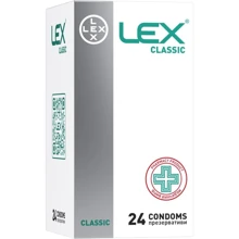 Презервативи LEX Classic, 24 шт: Тип Класичні