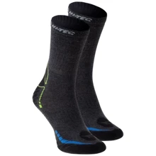 Шкарпетки Hi-Tec Raseno (RASENO-DARK GREY/BLACK/BLUE/LIM) 43-46 (29-31) темно-сірі: undefined undefined