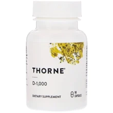 Thorne Research D-1000 90 Caps Витамин D-1000: Тип Витамин D