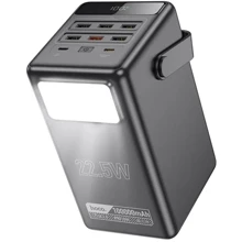 Внешний аккумулятор Hoco Power Bank 100000mAh DB03 Endure 22.5W Black: Количество USB 7
