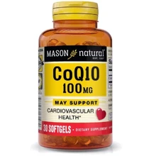 Mason Natural Co Q10 100 mg Коэнзим Q10 30 гелевых капсул: Вид Ферментные