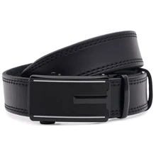 Чоловічий ремінь Borsa Leather чорний (115v1genav35-black): Стать Мужской